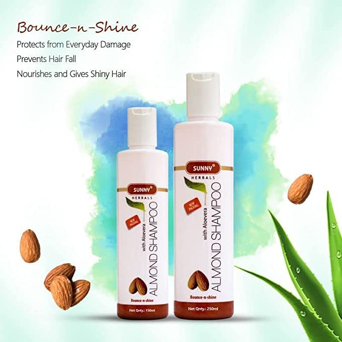 Sunny Herbs Almond Shampoo With Aloevera - 250 ml