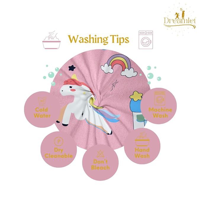 Dreamlet 180tc Cotton Feel All Around Elastic Fitted Bedsheets King Size for Double Bed With 2 Pillow Covers | Baby Pink