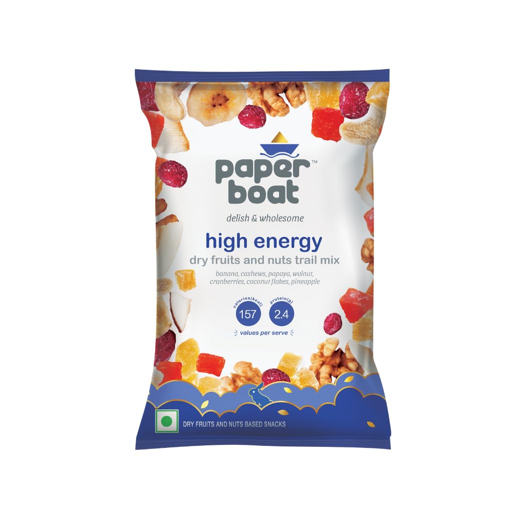 Paper Boat High Energy Dry Fruits & Nuts Trail Mix (Pack of 10)