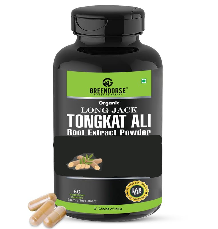 Greendorse Organic Tongkat Ali Extract - 60 Caps