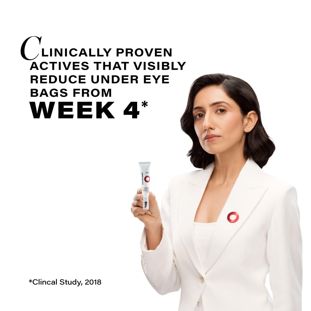 Novology Pro-Lift Cellular Restoration Under Eye Gel CrÃ¨me, 15g, With 3% Diosmin + Forskolin + Peptides, For Targeted Under Eye Care, Clinically Proven, Fragrance Free, Paraben Free.