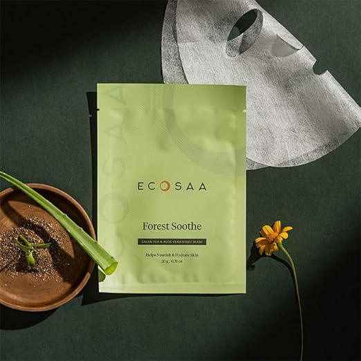 Ecosaa Forest Soothe Sheet Mask - 20 gms