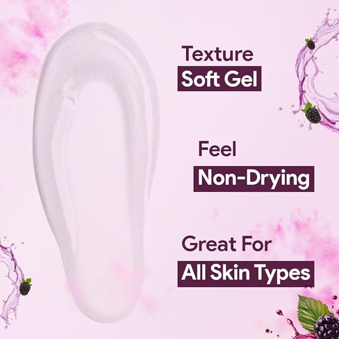 Vamp Beauty Mulberry Skin Brightening Face Wash With Goodness of Rice Water, Wine Extract & Licorice - 100 Ml