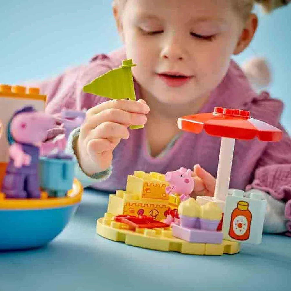 Lego Duplo Peppa Pig Boat Trip Playset 10432 Building Blocks Toys for 2+ Gift for Boys and Girls