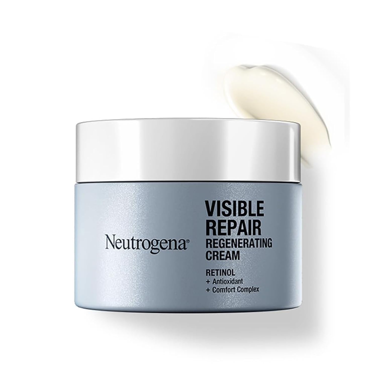 Neutrogena Visible Repair Retinol Day & Night Cream 50g |With Derm Proven Retinol, Peptides & Soothing Complex | Boosts Collagen for Anti-Ageing | Visibly Renews Skin Texture, Evens Tone & Smoothes Fine Lines | Non Irritating