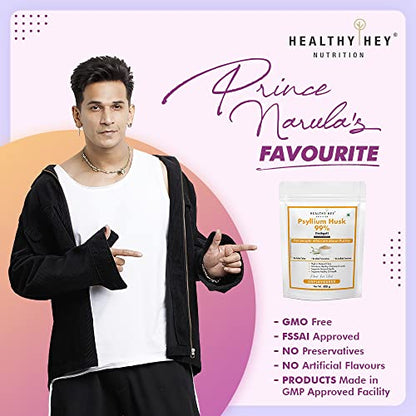 Healthyhey Psyllium Husk Powder - 400 gms