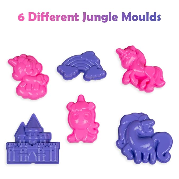 Ratnas Unicorn Dough Art Modelling, Shaping and Sculpting Kit for Kids 3+ Years | Non Toxic