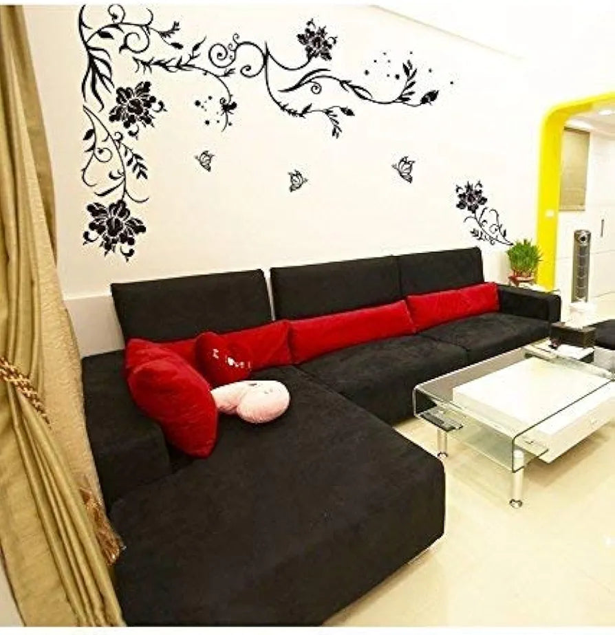 Decals Design Butterflies Corner Wall Sticker