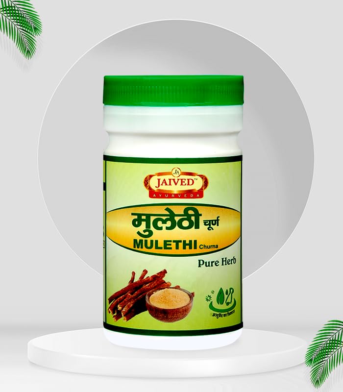 Jaived Ayurveda Yashtimadhu Powder Mulethi Churna - 100 Gms (Pack of 2)