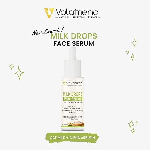 Volamena Milk Drops Skin Brightening serum For Pigmentation Removal - 30 ml
