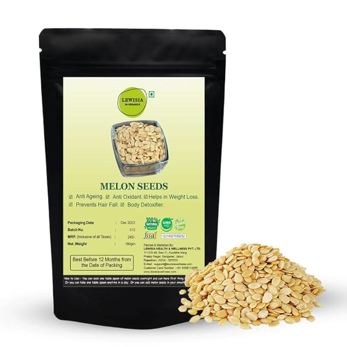 Lewisia In Organics Premium Melon Seed - 180 gms