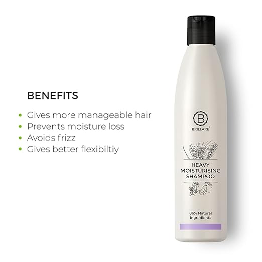 Brillare Professional Heavy Moisturising Shampoo with Wheat Protein - 300 ml