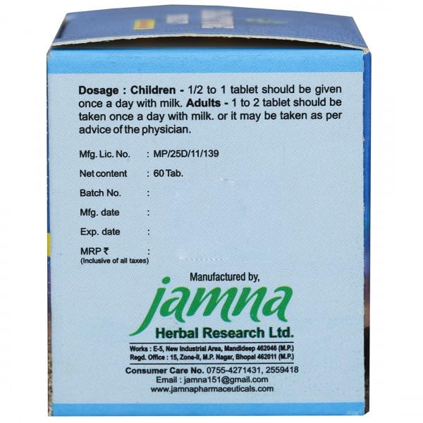 Jamna Herbal Calcitone Tablets | Mukta Pushti Yukt | 60 Tabs | Pack of 2