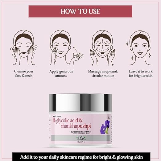 Trust Your Choice Ayurveda Glycobright Day SPF-30 Face Cream - 50 gms