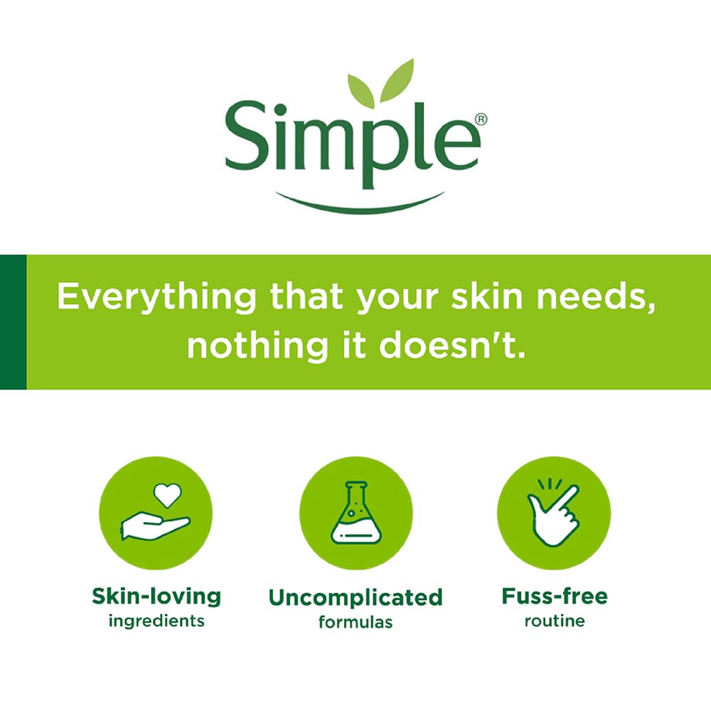 Simple Kind To Skin Micellar Cleansing Water 200 ml | Gently Removes Make-Up & Hydrates | For All Skin Types