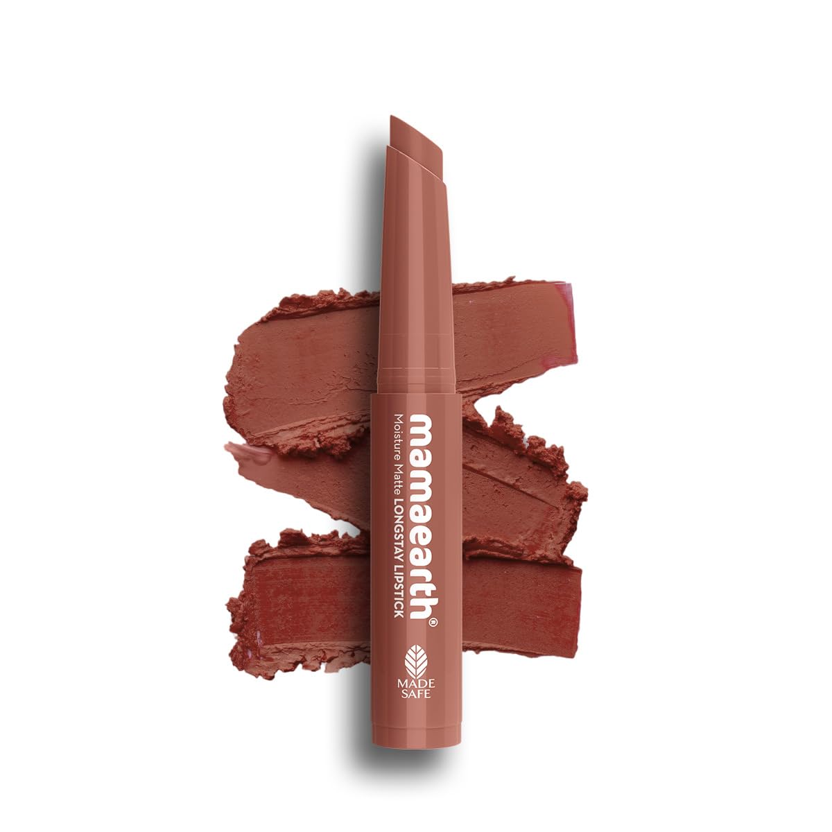 Mamaearth Moisture Matte Longstay Mini Lipstick with Avocado Oil & Vitamin E for 12 Hour Long Stay- 09 Espresso Brown- 0.7 g