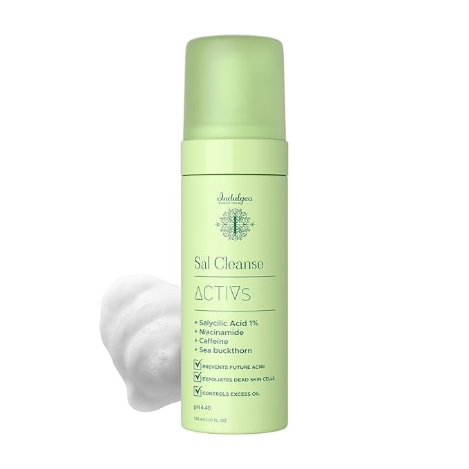Indulgeo Essentials Salicylic Acid Foaming Face Wash - Sal Cleanse - 150 ml