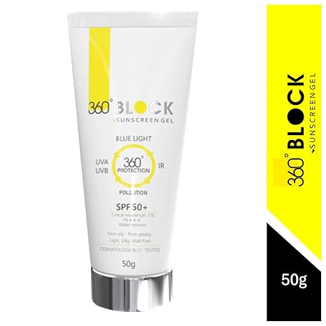 Ethiglo 360 Block Sunscreen Gel SPF 50+ - 50 gms