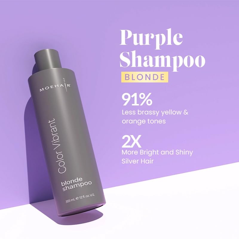 Moehair Color Vibarant Blonde Shampoo - 355ml