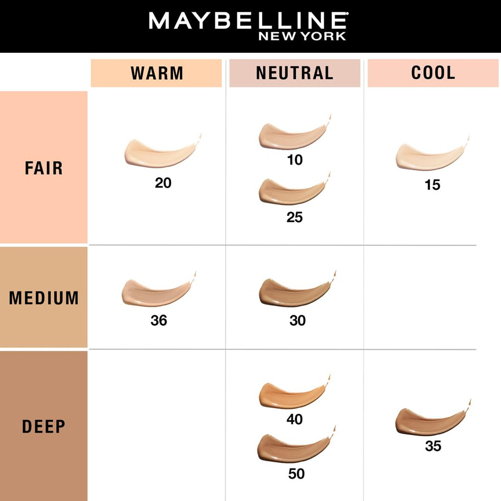 Maybelline New York Fit Me Concealer, Oil free Liquid conceals dark circles, redness, flaws, and blemishes. Fit Me suits oily skin & dry skin - Honey|6.8ml