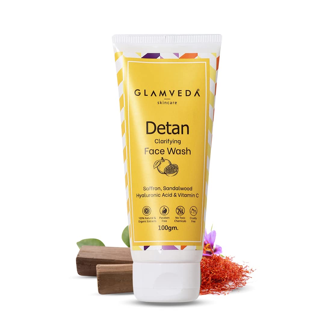 Glamveda Detan Face Wash - 100 gms