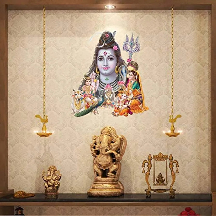 Rangoli Vinyl Religious Wall Sticker Multicolour Vinyl Medium Size 40cm or 50 cm Standard