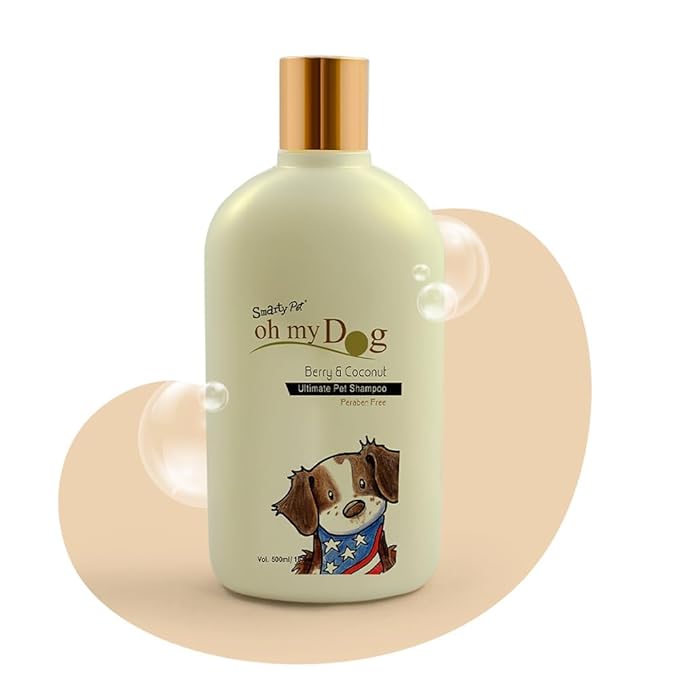 Pet Needs Oh My Dog Paraben Free Ultimate Pet Shampoo for Dogs-berry-coconut | 1000 Ml