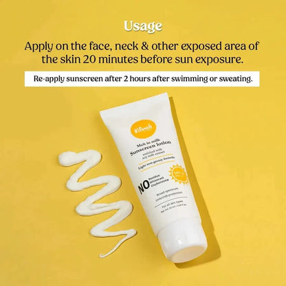 Vilvah Melt-In-Milk Sunscreen For All Skins Spf 50 Pa+++  - 50 ml