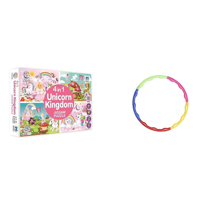 Ratna's4 in 1 Unicorn Kingdom Jigsaw Puzzle for Kids | A Perfect Jigsaw Puzzle for Little Hands | 35 Pieces