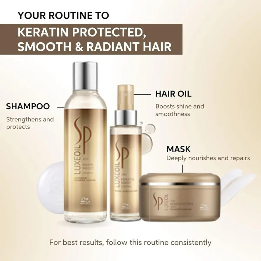 Wella Professionals SP LuxeOil Keratin Protect Shampoo - 200 ml