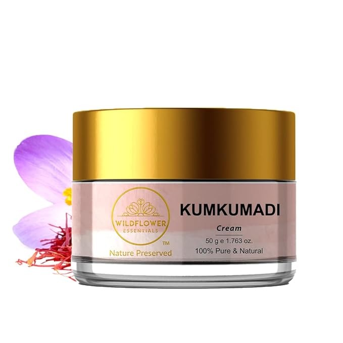 Wildflower Essentials Kumkumadi Cream (Moisturizer) - 50 gms