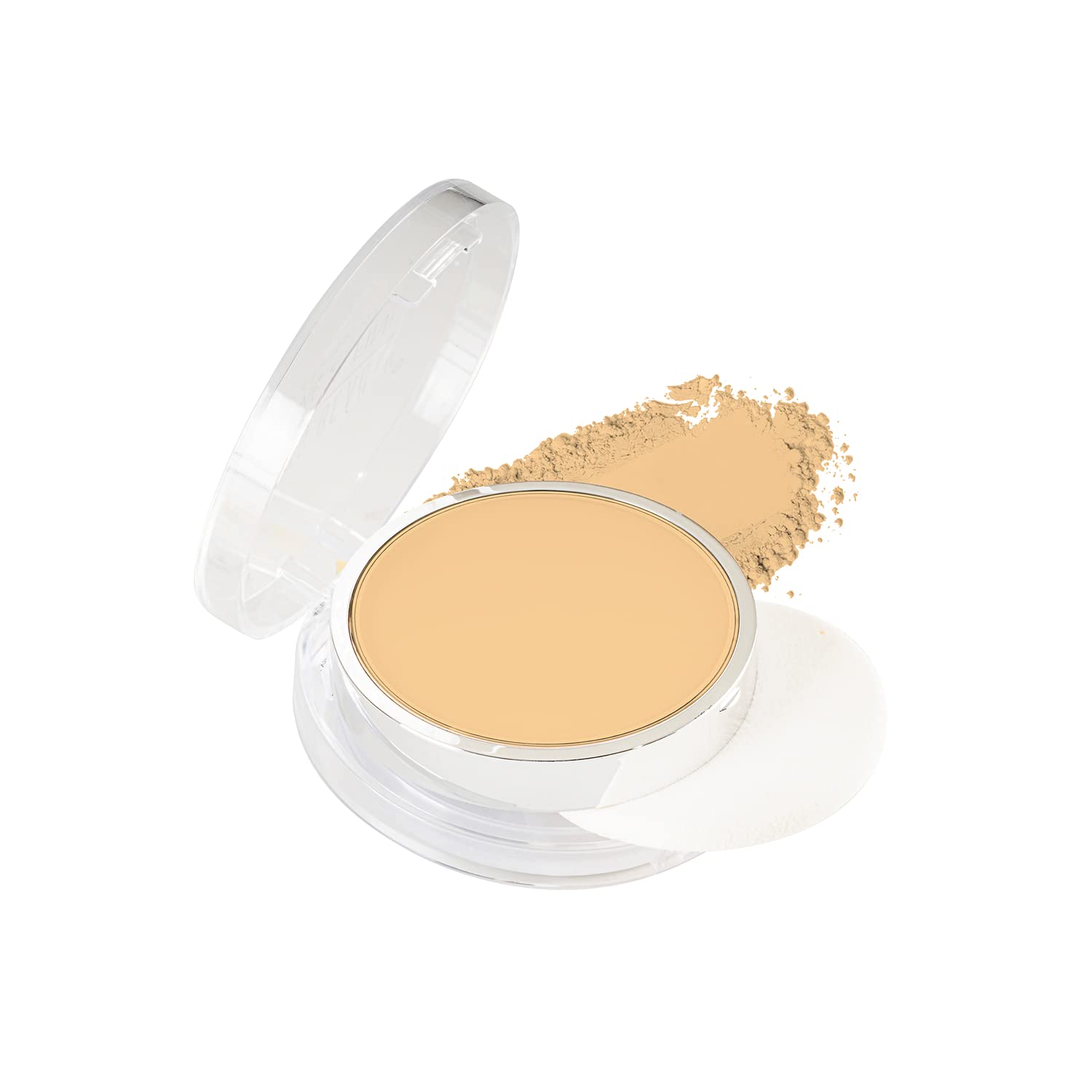 SWISS BEAUTY Prime & Fine Matte Pressed Powder, Natural-Beige, 10 g
