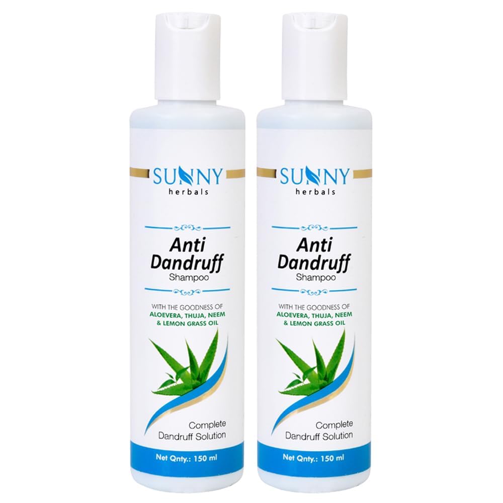 Sunny Anti Dandruff Herbal Shampoo - 150 ml (Pack of 2)