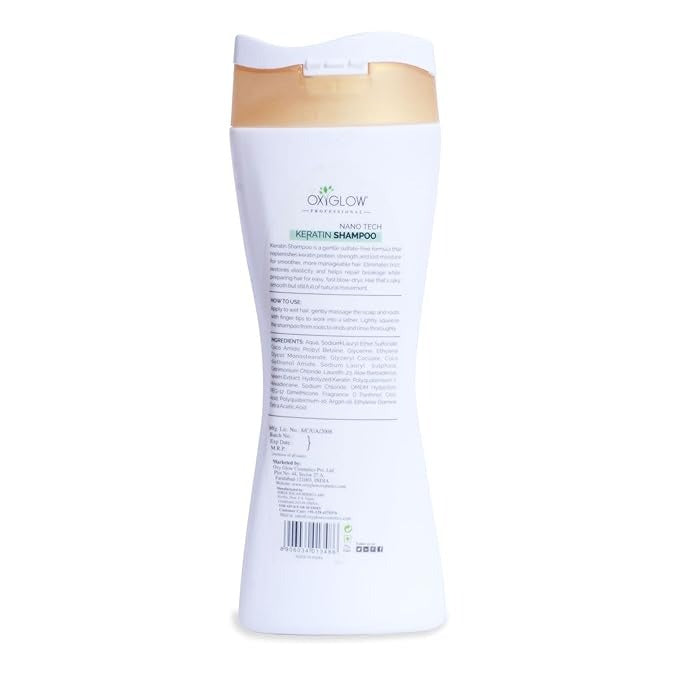 OxyGlow Herbals Keratin Shampoo - 200 ml