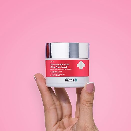 The Derma Co 2% Salicylic Acid Clay Face Mask - 50 gms