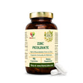 Nutraliebe Zinc Picolinate – High Absorption Chelated Zinc Supplement – Immune Support, Skin & Cellular Wellness – Gentle on Stomach – 90 Vegetarian Capsules
