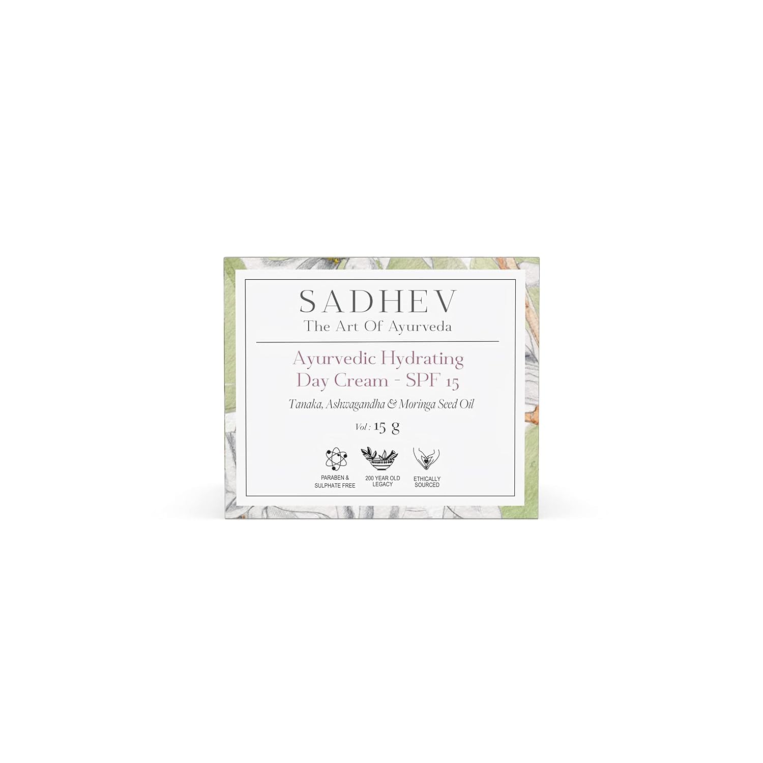 Sadhev Ayurvedic Hydrating Day Cream SPF
