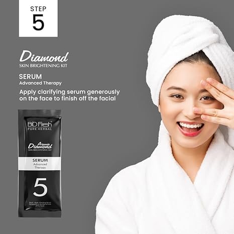 Biofresh Herbals Diamond Facial Kit 5 Steps - 46 gms Each (Pack of 2)