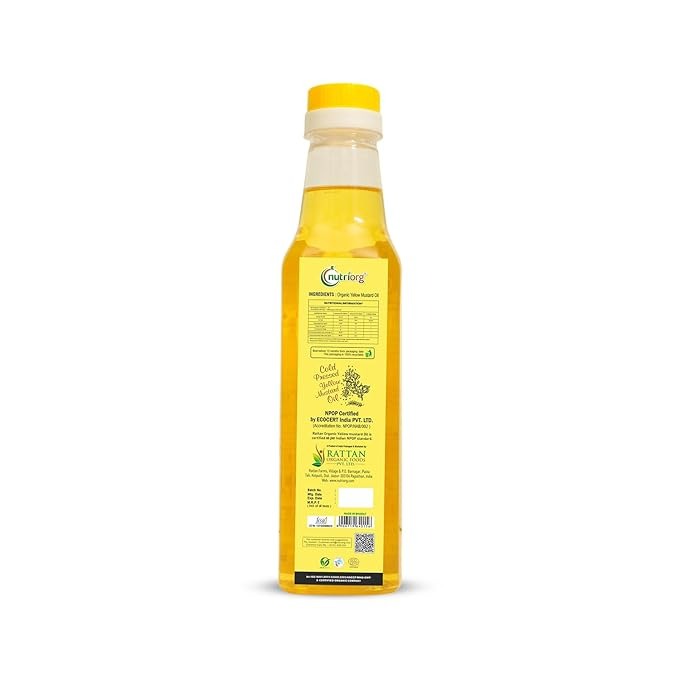 Nutriorg Organic Yellow Mustard Oil