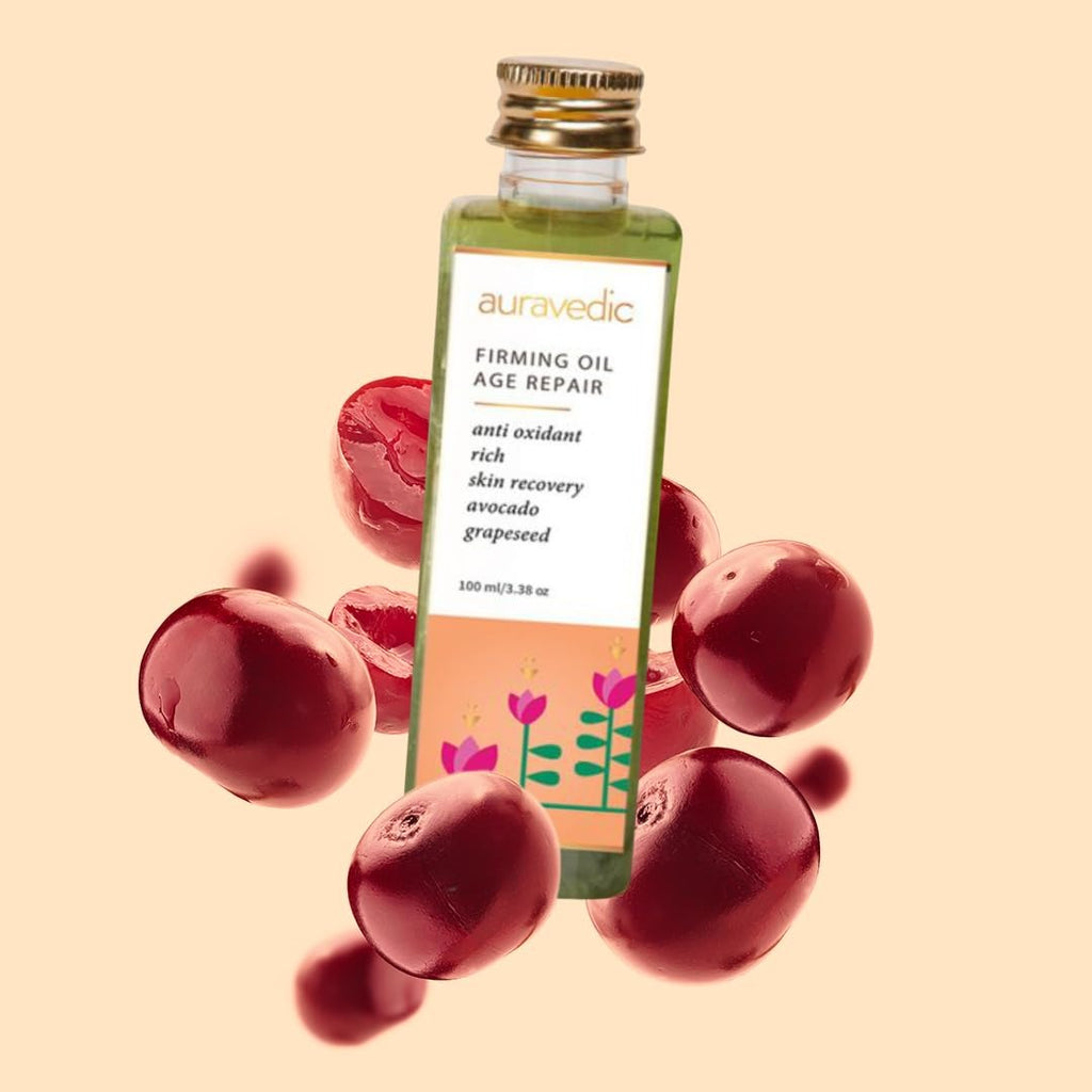 Auravedic Avocado Oil Grapeseed Oil Firming Body Oil - 100 ml