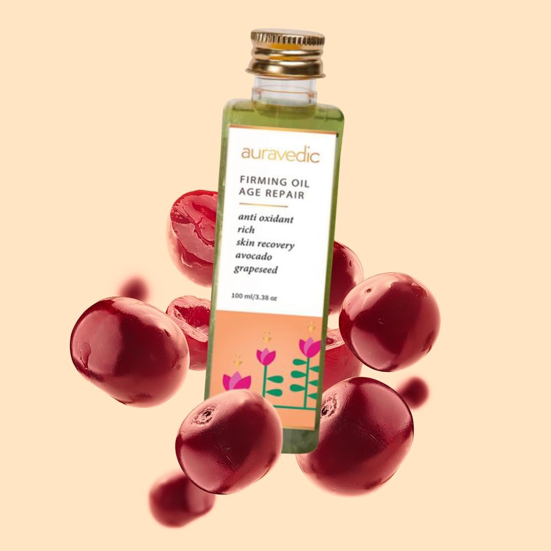 Auravedic Avocado Oil Grapeseed Oil Firming Body Oil - 100 ml