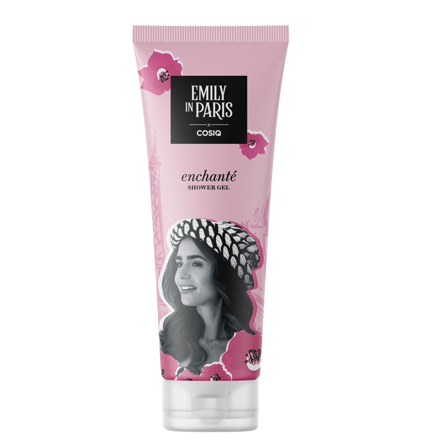 Cos-IQ Emily In Paris Body Wash for Women, 24/7 Shower Fresh with Long Lasting Scent | Emily's Enchante Collection | Glowing Skin, Paraben Free & 100% Soap Free | Floral Woody Musk Scent | 200ml