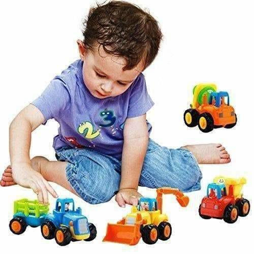 Multi Color - Unbreakable Automobile Car Toys for Kids Set of 4