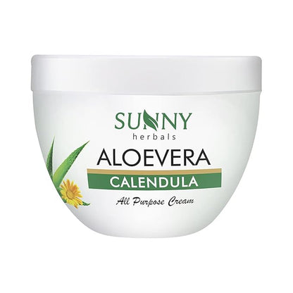 Sunny Herbals Aloevera & Calendula All Purpose Face Cream - 500 gms