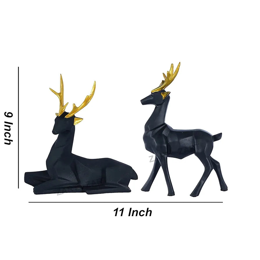 Zart Deer Home Decor showpiece  Resin