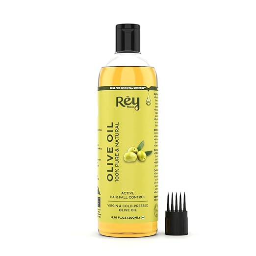 Rey Naturals Extra Virgin Olive Oil For Hair - 200 ml