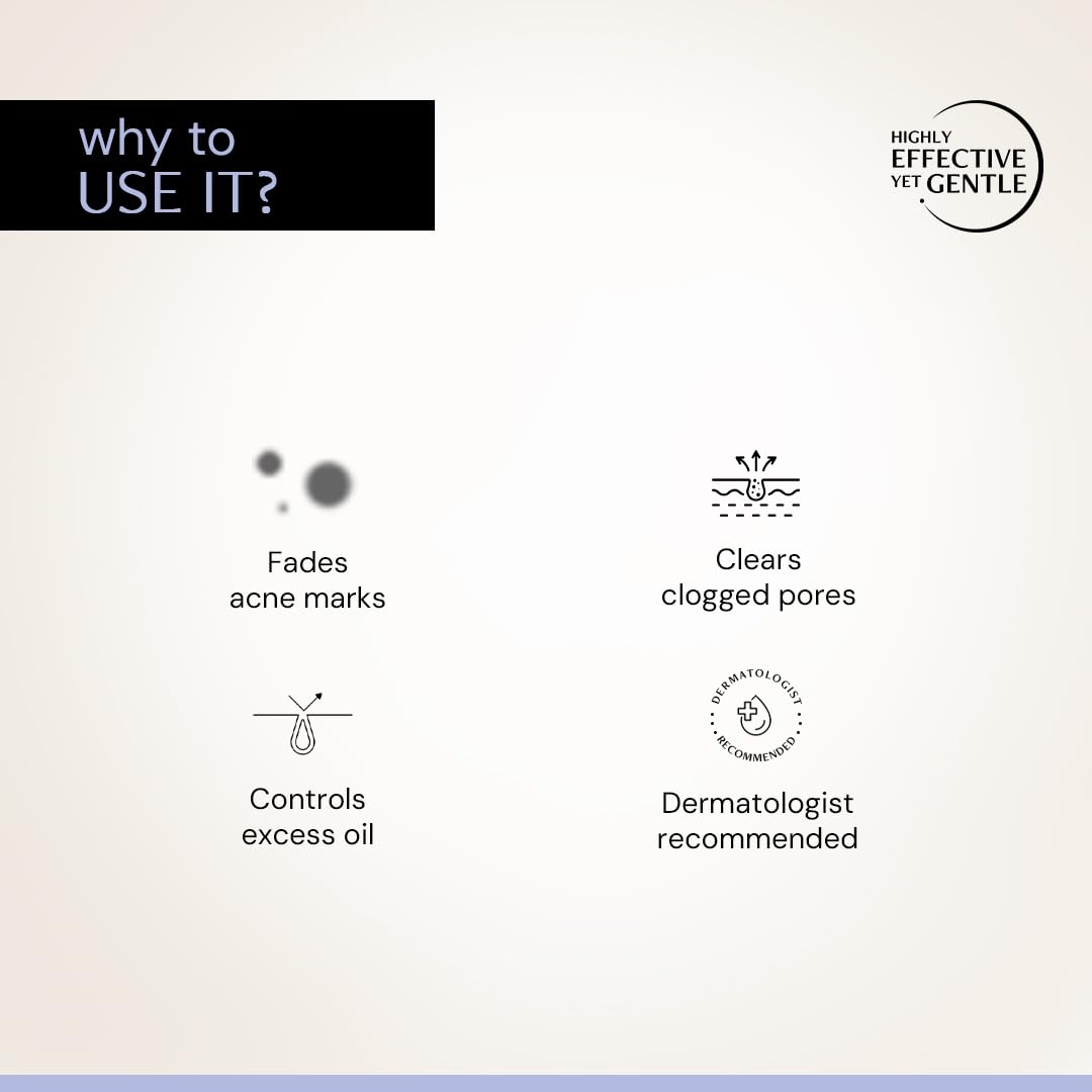 Deconstruct Pore Control Face Serum |2% Salicylic Acid 3% Niacinamide Serum For Acne, Acne Marks, Open Pores & Blackheads | Controls Oil | Beginner Friendly | 30ml
