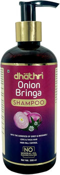 Dhathri Onion Bringa Hair Shampoo Promotes Hair Growth & Controls Hair Fall - 300 ml
