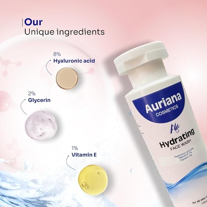 Auriana Cosmetics Hydrating Face Wash - 125 ml