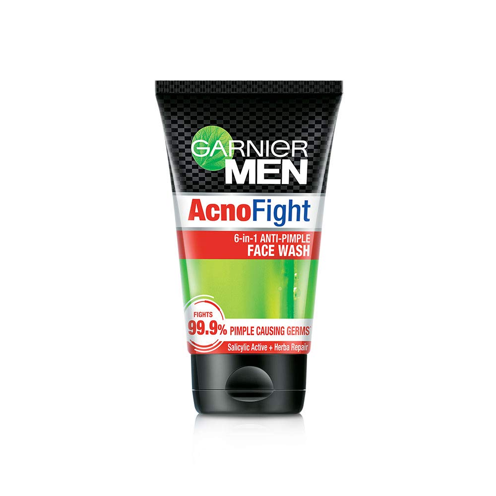 Garnier Men Acno Fight 6-in-1 Anti-Pimple Face wash - 100 ml
